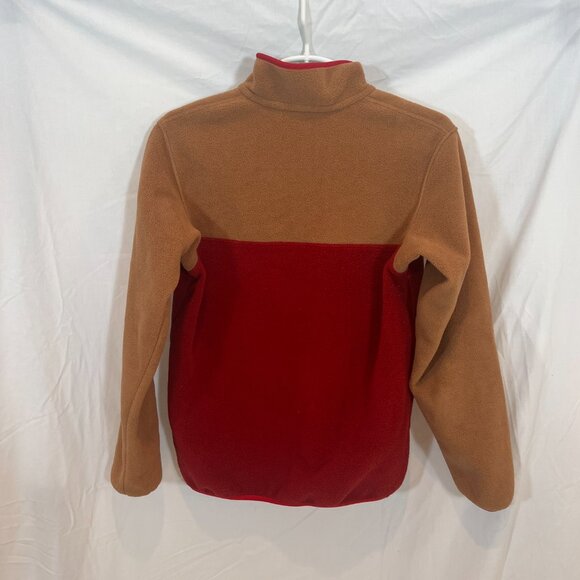 Patagonia Synchilla Molten Lava  - Red Tan Snap-T Fleece Pullover Size XS - Picture 6 of 6